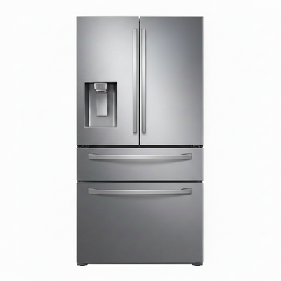 28 Cu. Ft. 4-Door French Door Smart Refrigerator with Flexzone Drawer, Stainless Steel, RF28R7201SR/AA