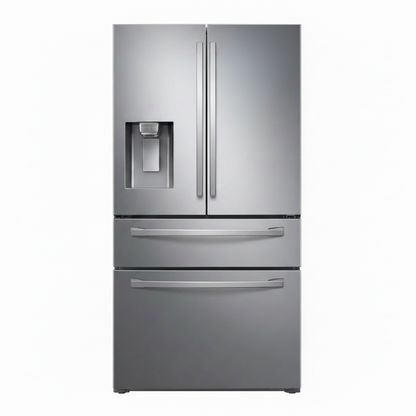28 Cu. Ft. 4-Door French Door Smart Refrigerator with Flexzone Drawer, Stainless Steel, RF28R7201SR/AA