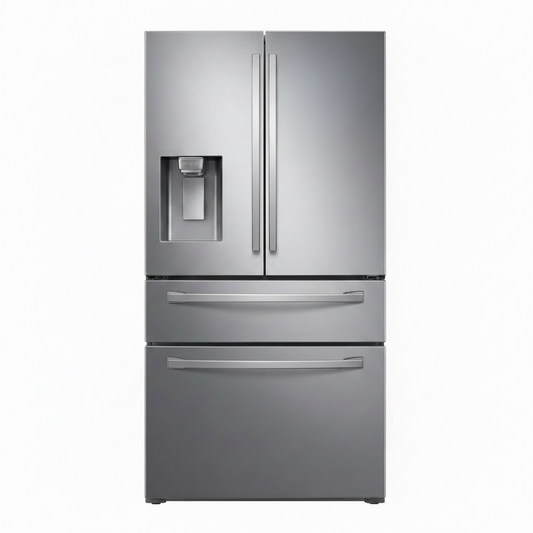 28 Cu. Ft. 4-Door French Door Smart Refrigerator with Flexzone Drawer, Stainless Steel, RF28R7201SR/AA
