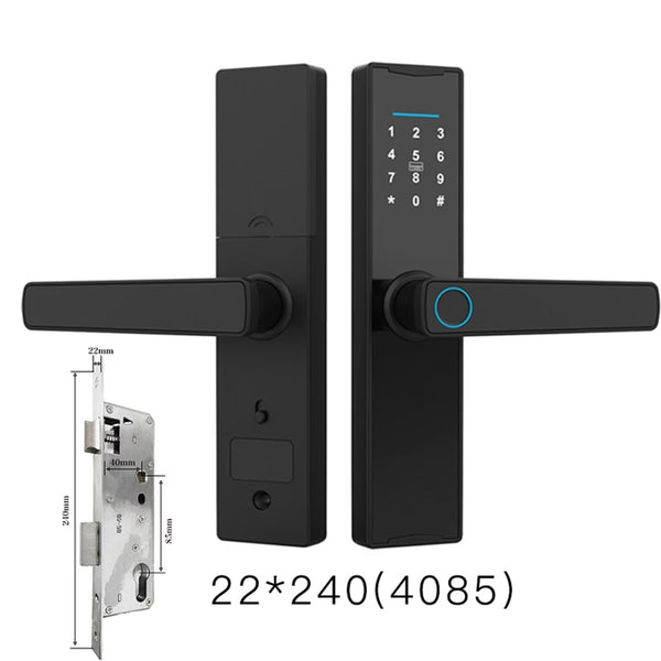 Smart Door Lock Digital Electronic Lock Smart Home Wooden Door Lock Biometric Fingerprint ,Easy to Install