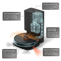 Robot Vacuum UR3 White — How It Works