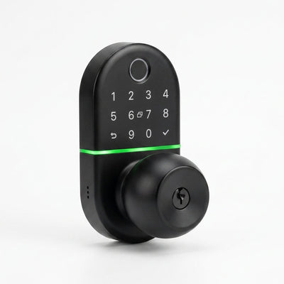 Smart Door Lock Built for Secure Access, Fingerprint Reader, Keypad Entry, Bluetooth App Control