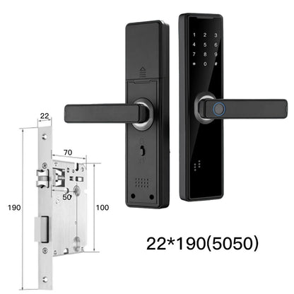Smart Door Lock Biometric Fingerprint Remote Unlocking Keyless Card Password Lock Electronic Door Lock